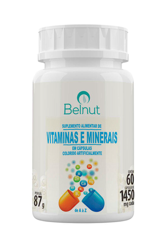 Imagem do produto Vitaminas E Minerais Belnut Com 60 1450Mg Óleo