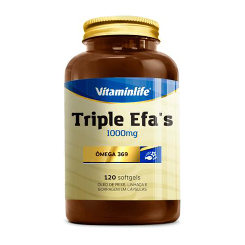 Imagem do produto Vitaminlife - Triple Efas 120 Cápsulas 10000Mg Vitaminlife
