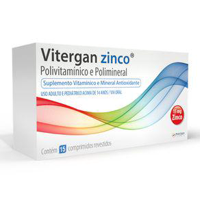 Imagem do produto Vitergan Zinco 15 Comprimidos