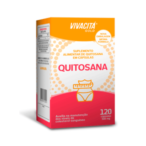 Imagem do produto Vivacitá Gold Quitosana 500Mg 120 Cápsulas