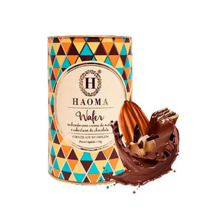 Imagem do produto Wafer Haoma Recheio Creme De Avelã Cobertura De Chocolate 150G