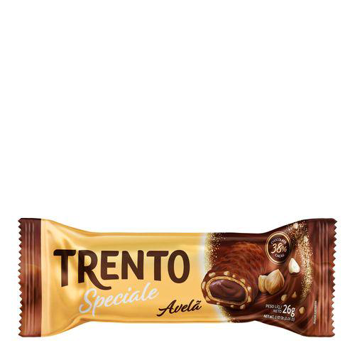 Imagem do produto Wafer Trento Speciale Avelã Com Chocolate Ao Leite 26G