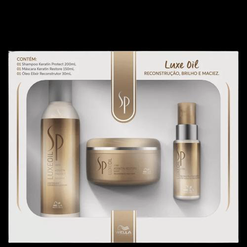 Imagem do produto Wella Kit Bp Luxe Oil Keratin Shampoo 250Ml + Mascára 150Ml + Oil 30Ml