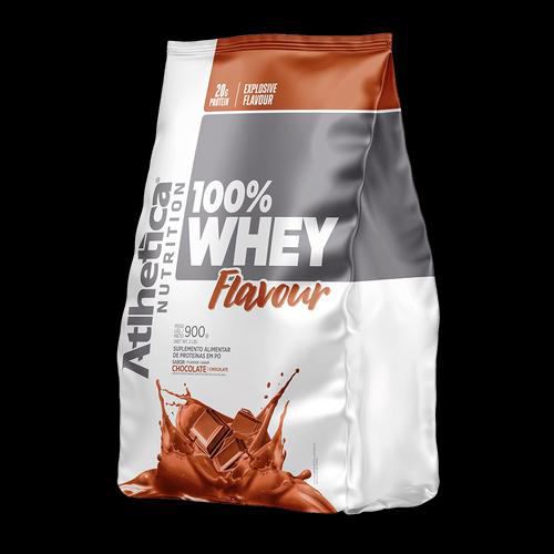 Imagem do produto Whey 100% Flavour Chocolate Pacote 900G Atlhetica Nutrition