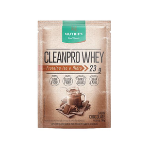 Imagem do produto Whey Cleanpro Chocolate 15 Sachês Nutrify
