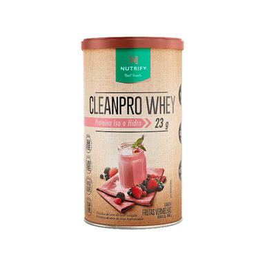 Imagem do produto Whey Cleanpro Frutas Vermelhas 450G Nutrify