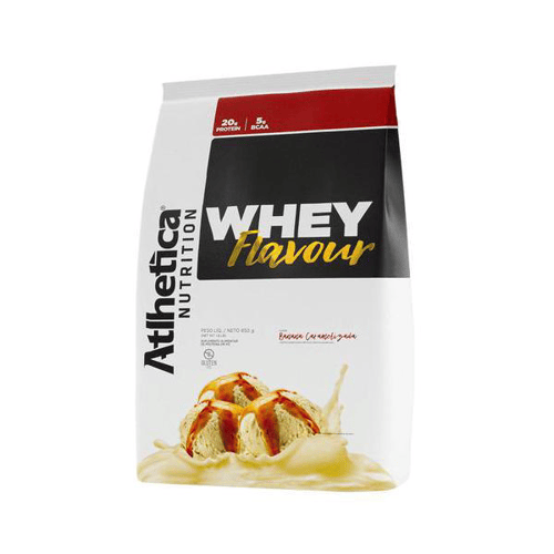 Imagem do produto Whey Flavour Atletica Banana Caramelizada Com 850G Atlhetica