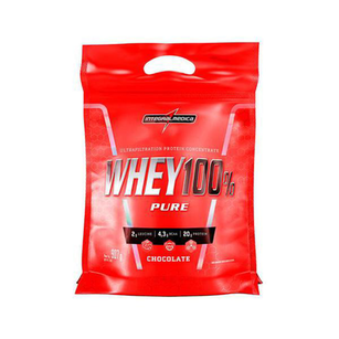 Imagem do produto Whey Protein 100% Pure Chocolate Integralmédica Refil 907G Integralmedica
