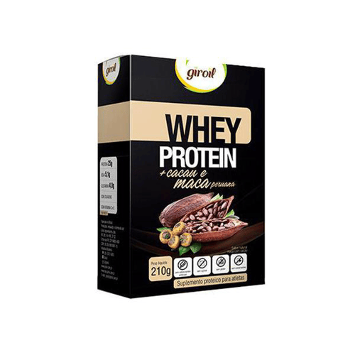 Imagem do produto Whey Protein Cacau E Maca Peruna Giroil 210G