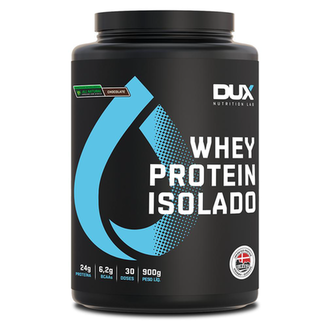 Whey Protein Isolado All Natural Pote 900G Chocolate Dux Nutrition