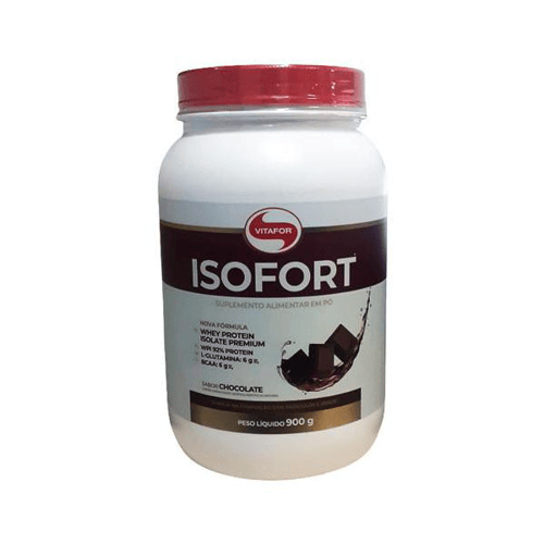 Whey Protein Sabor Chocolate Isofort Vitafor 900G