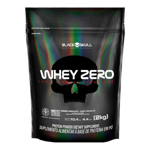 Imagem do produto Whey Zero 2Kg Refil Black Skull Whey Zero 2Kg Refil Chocolate Black Skull