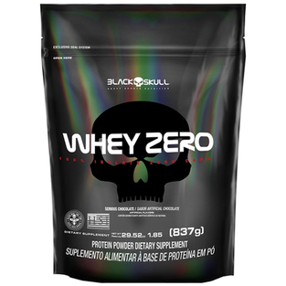 Imagem do produto Whey Zero Black Skull Refil 837G Whey Protein Isolado