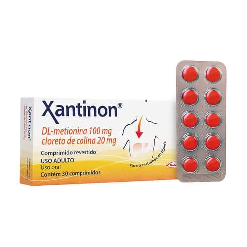 Imagem do produto Xantinon 30 Comprimidos