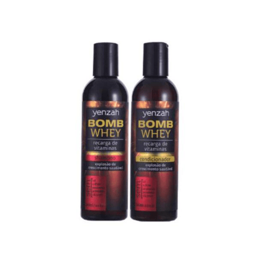 Imagem do produto Yenzah Bomb Whey Kit Shampoo + Condicionador 240Ml