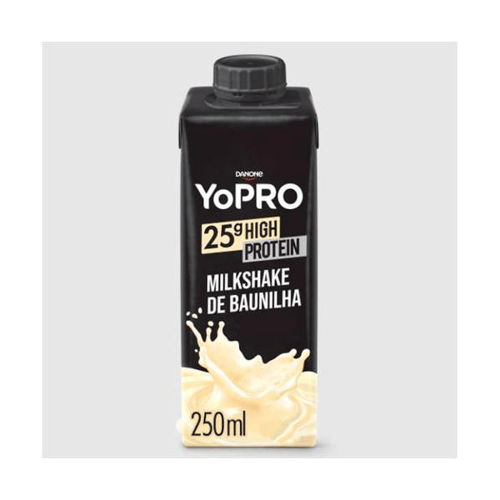 Yopro 25G High Protein Milkshake De Baunilha 250Ml Danone