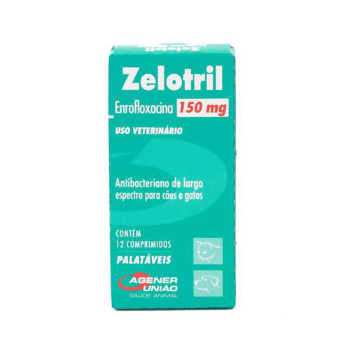 Imagem do produto Zelotril 150Mg Antibacteriano Para Cães E Gatos
