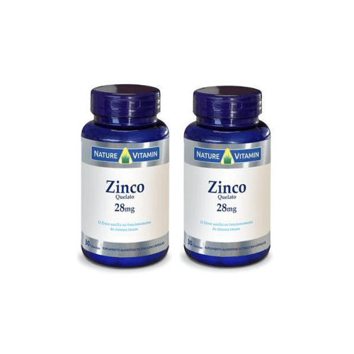 Imagem do produto Zinco Quelato 28Mg 30 Cáps 2X Nature Vitamin