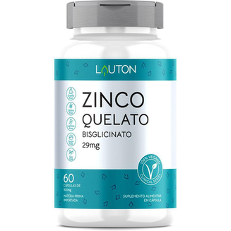 Imagem do produto Zinco Quelato Lauton Nutrition 29Mg Com 60 Cápsulas