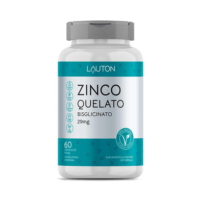 Imagem do produto Zinco Quelato Lauton Nutrition 29Mg Com 60 Comprimidos