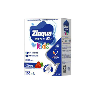 Imagem do produto Zinqua Bio Kids 2Mg/0,5Ml Solução Oral Com 100Ml
