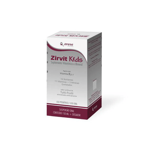 Imagem do produto Zirvit - Kids Suplemento Vitamínico E Mineral Com 150Ml