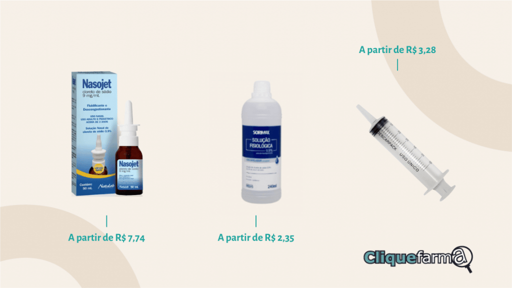 Ofertas produtos para lavagem nasal