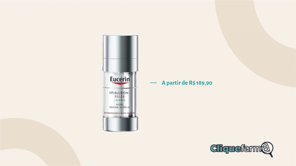 Hyaluron Filler Eucerin Noite Sérum Efeito Peeling - Imagem e preço