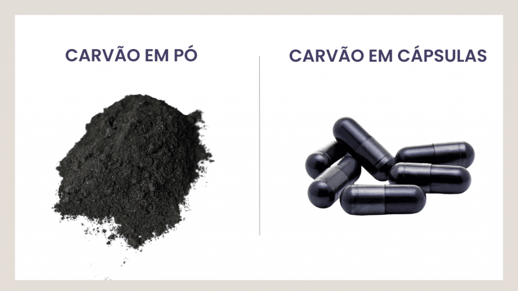 carvão vegetal ativado em pó e em cápsulas: veja para que serve!