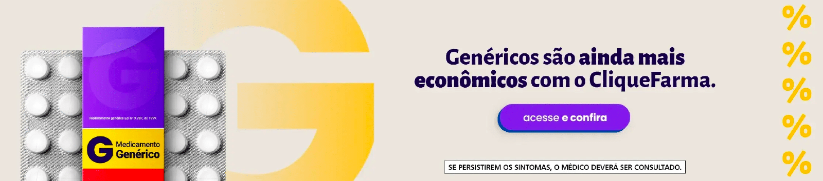 Genéricos mais baratos e econômicos com o CliqueFarma