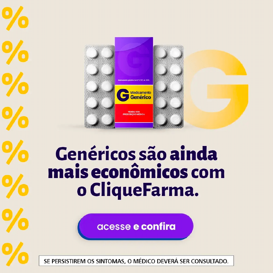 Genéricos mais baratos e econômicos com o CliqueFarma. Economize nos seus medicamentos.