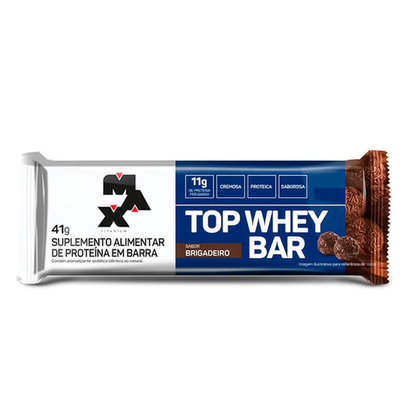 Imagem do produto Max Titanium Barra Tópica Whey Brigadeiro Brigadeiro