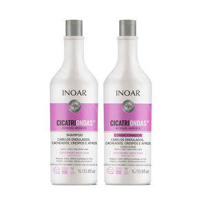Kit Shampoo+Condicionador Inoar 1L Cicatriondas
