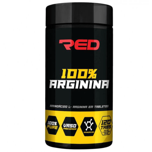 100% Arginina 2000Mg 120 Tabs Red Series