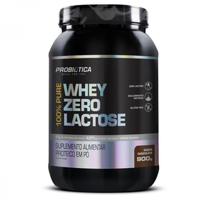Imagem do produto 100% Pure Whey Zero Lactose Pote 900G Chocolate Probiótica