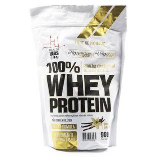 Imagem do produto 100% Whey Protein Sabor Baunilha Refil 900G Health Labs