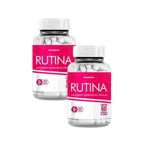 Imagem do produto 2X Rutina 500Mg Antioxidante 60 Caps. Natunéctar Natunectar