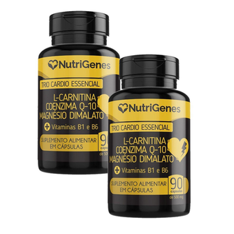 Imagem do produto 2X Trio Cardio Magnésio Coq10 L Carnitina Nutrigenes