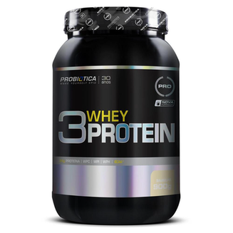 Imagem do produto 3 Whey Protein Probiã³Tica Pó Sabor Baunilha Com 900G