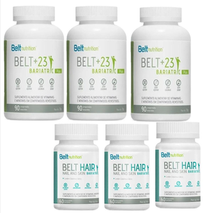 Imagem do produto 3X Belt+23 Bariatric Plus + 3X Belt Hair Nail Skin Bariatric Belt Nutrition