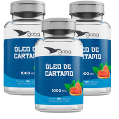 Imagem do produto 3X Óleo De Cártamo 1000Mg Por Cápsula 120 Caps. Suplementos