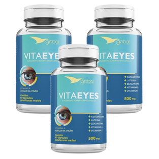 Imagem do produto 3X Vitaeyes 500Mg Sáude Dos Olhos Astaxantina 60Caps Global