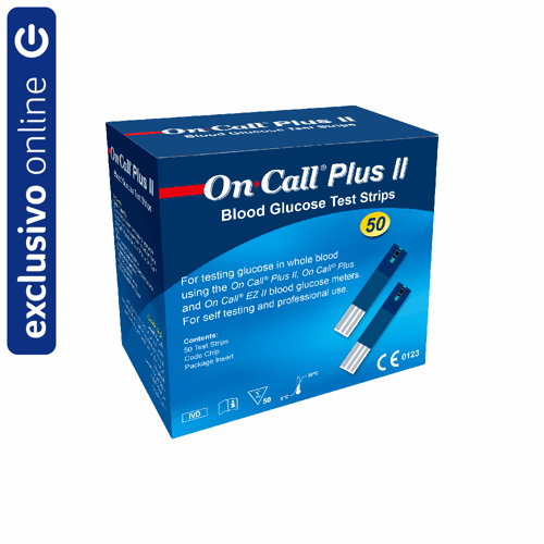 Imagem do produto 50 Tiras De Glicose On Call Plus Ii