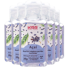 Imagem do produto 6X Álcool Em Gel 70% Antisséptico Para Mãos 26G Açaí Kiss