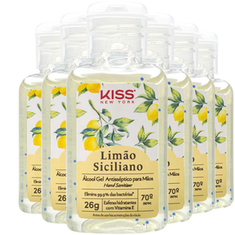 Imagem do produto 6X Álcool Em Gel 70% Antisséptico Para Mãos 26G Limão Kiss