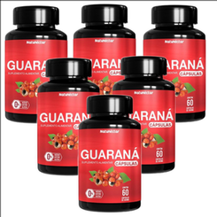 Imagem do produto 6X Guaraná 500Mg 60 Cápsulas Natunéctar Natunectar