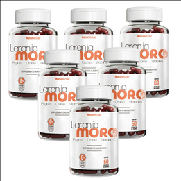 Imagem do produto 6X Laranja Moro Morosil 500Mg 60 Cápsulas Natunéctar