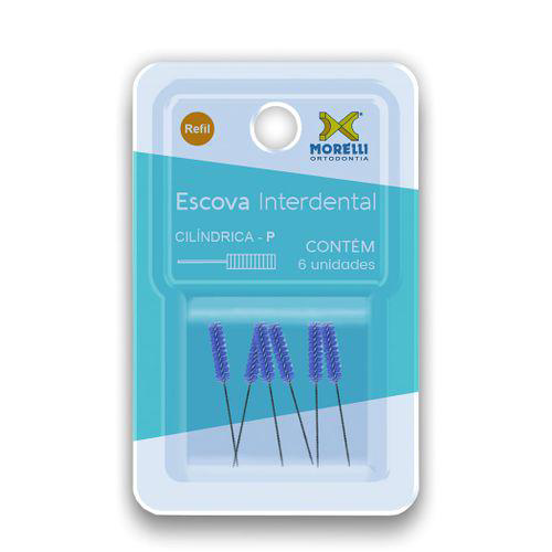 78.01.101 Refil Escova Interdental Cilíndrica P Morelli