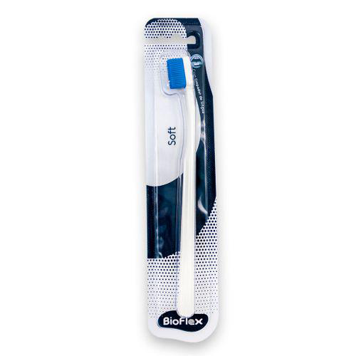 Imagem do produto 78.01.203 Escova Dental Bioflex Macia Branca/Azul Morelli
