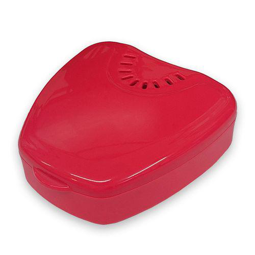 80.04.218 Caixa De Aparelho Móvel Para Ortodontia De Bolso Vermelho Cereja Morelli